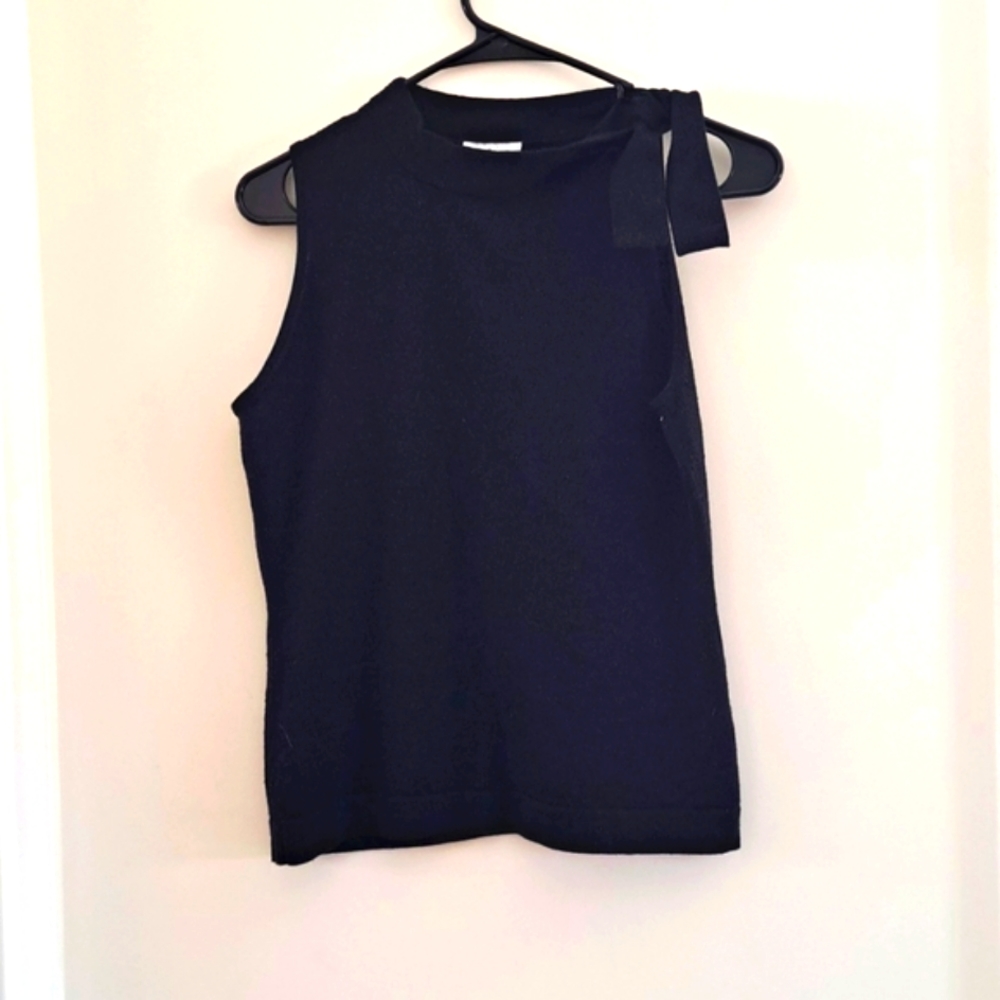 Loft Sleeves Swester Top with Bow size Small